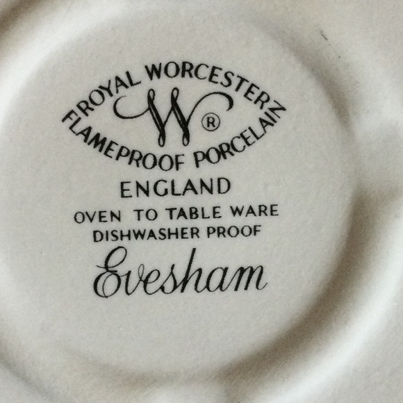 Royal Worcester Evesham  England VINTAGE Gold - Picture 5 of 9